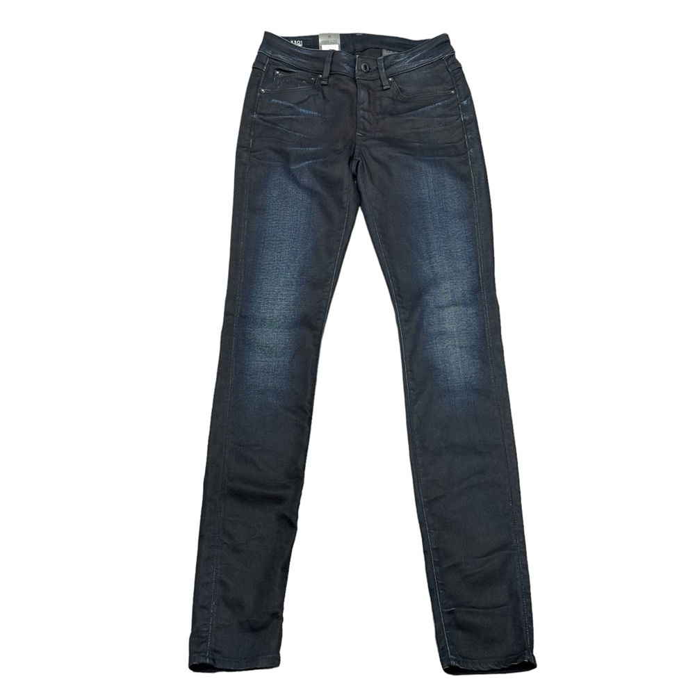 G Star Raw Jeans Womens Size W26 L32 Blue 3301 Contour High Super Skinny Denim